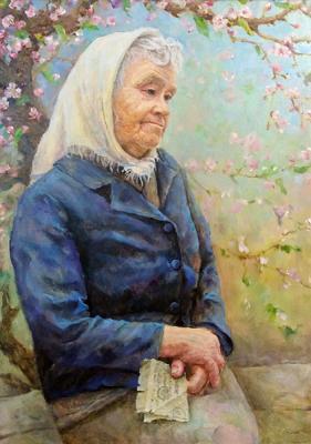 Portrait of a grandmother. Dobrodeev Vadim