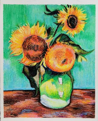 Sunflowers (). Gorenkova Anna