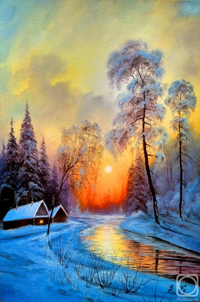 Korableva Elena. Winter evening
