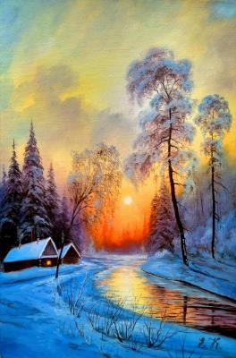 Winter evening. Korableva Elena