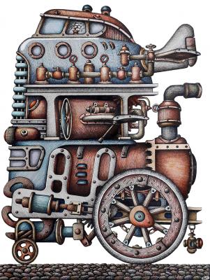 Mobile Urbem XIII (Steam Machine). Tzarevsky Yury