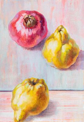 Quince and pomegranate