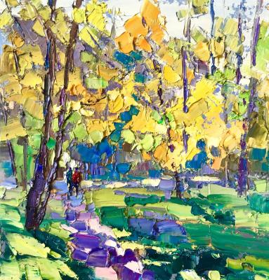 Autumn suite (Park Landscape With Oil). Gavlina Mariya