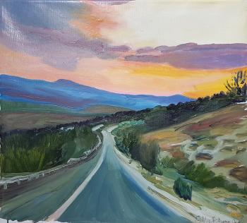 Crimea. The road to Orjo