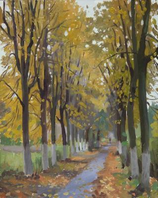 Autumn alley. Svyatchenkov Anton