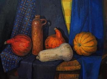 Still life with pumpkins (Harvest Pumpkins). Goryunova Olga