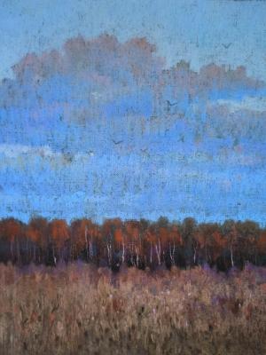 Evening on the field (The Landscape Is Very Autumn). Goryunova Olga