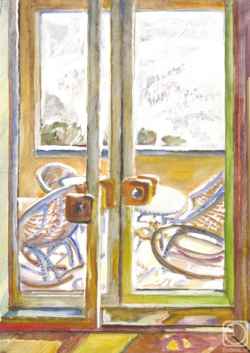 Arkhangelskiy Mikhail. View from the window at noon