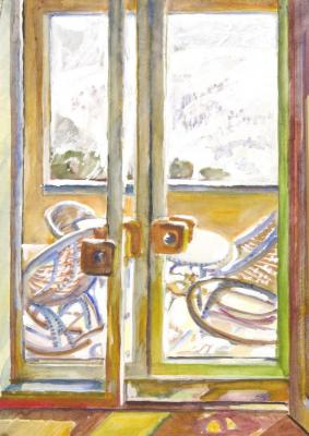 View from the window at noon. Arkhangelskiy Mikhail