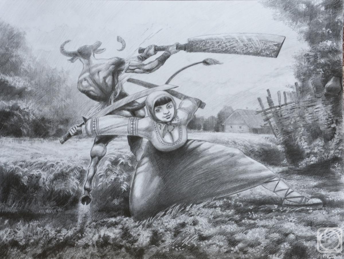 Hromyko Alexandr. Suitor. Another date. From the series "Neighbors"