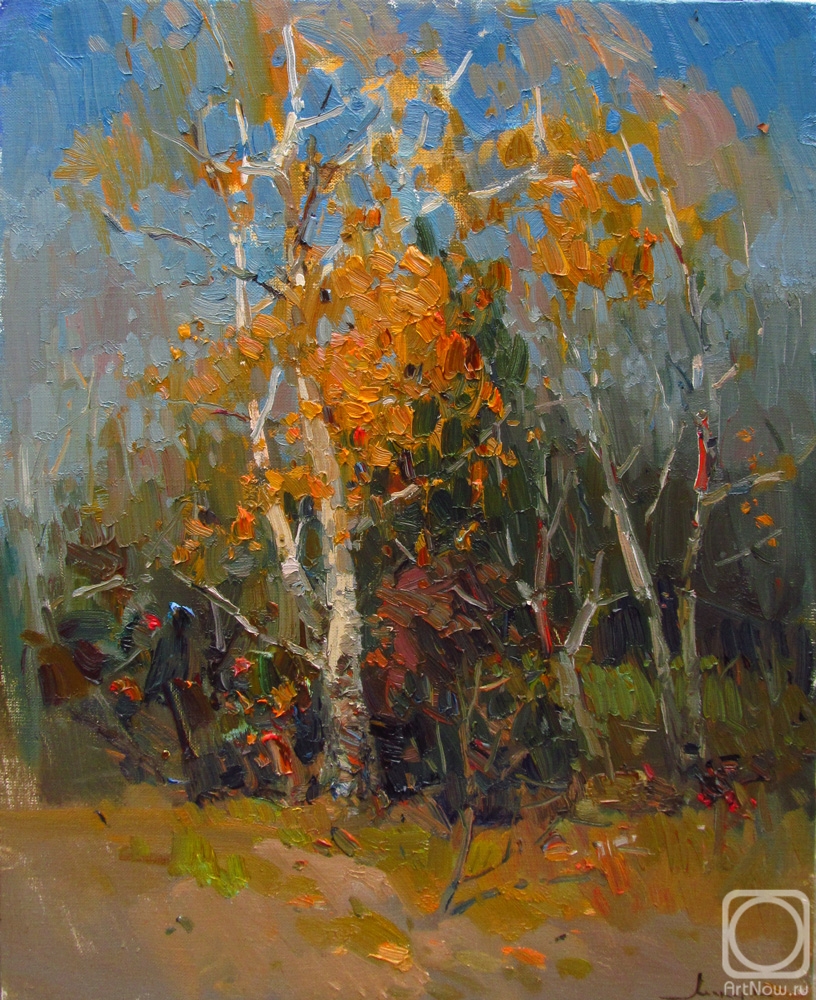 Makarov Vitaly. Autumn birches