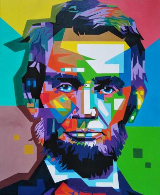 Abraham Lincoln (Pop-Art). Rabkov Anatoliy