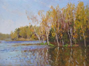 Autumn on a Forest lake (etude). Chertov Sergey