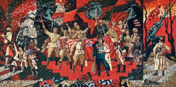 Victory. 1945. Dedicated to the 75th victory In the great Patriotic war (The Victory Banner). Abdullin Roman