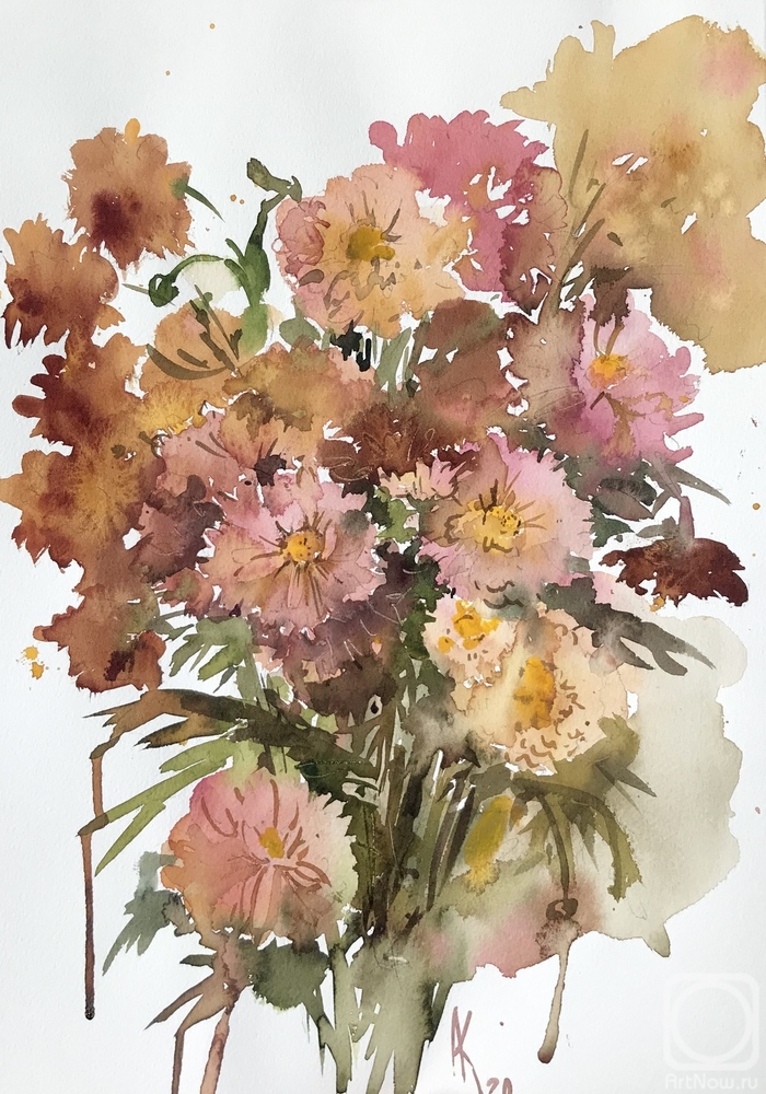 Kurnosenko Antonina. Chrysanthemums