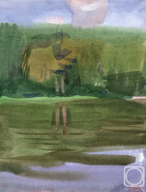 Yudaev-Racei Yuri. Troitskii Pond. Reflection