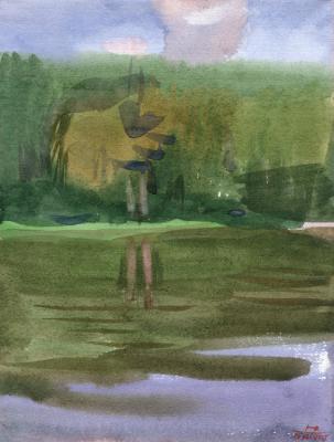 Troitskii Pond. Reflection
