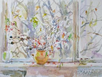 Outgoing autumn at my window. Usachev Fedor
