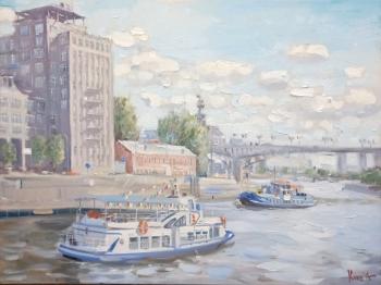 Moscow. Bright day. Koks Aleksandra