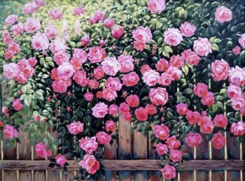 Summer in the garden (Many Flowers). Rostovskaia Nataly