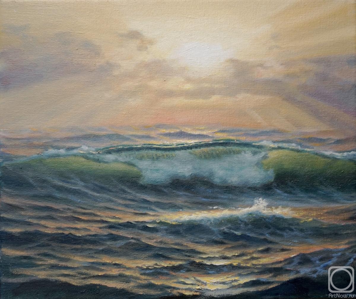 Vlaschenko Valentin. Sunset at sea