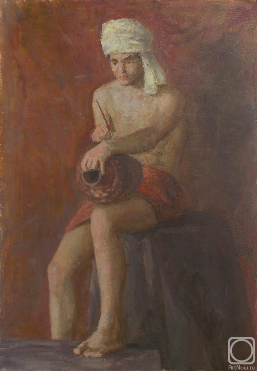 Homutova Alisa. Portrait of a friend of Anton