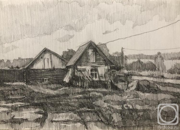 Chistiakov Vsevolod. Village sketches, Leningrad region, Pchevzha