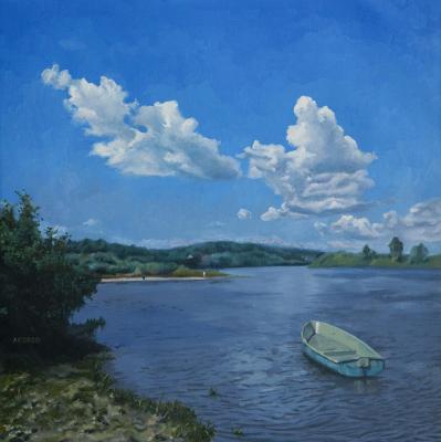 Oka river near Tarusa. Soloviev Leonid