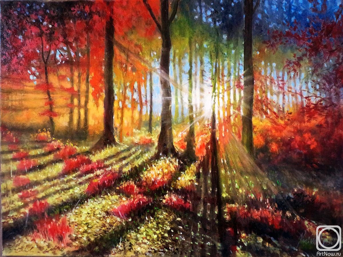 kulikov dmitrii. Morning in the forest