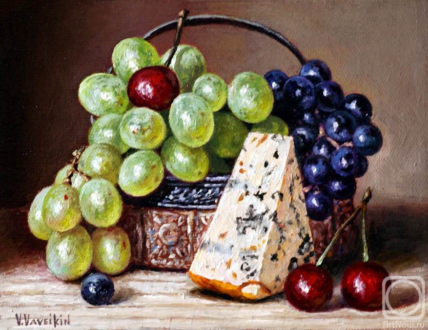 Vaveykin Viktor. Cheese and two grapes