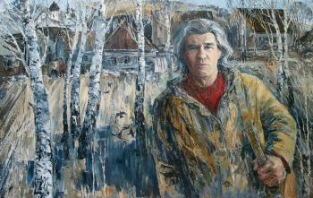 Portrait of the artist Averin A.F. Savinova Roza