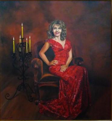 Lady in red (). Surakin Alexandr