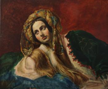 Copy of the painting "Turkish", K. P. Bryullov