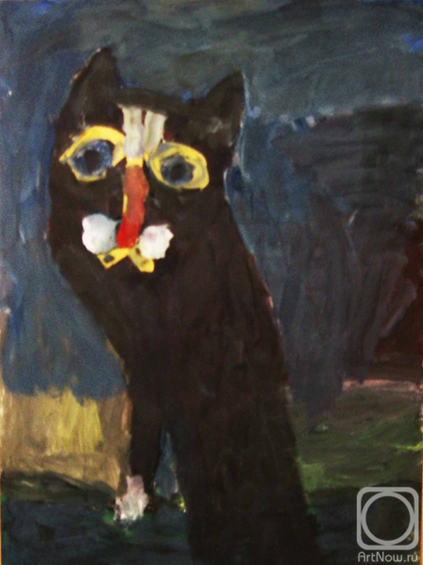 Jelnov Nikolay. Black cat