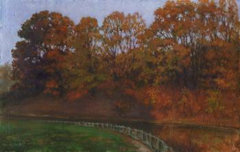 Autumn, sunset (etude)