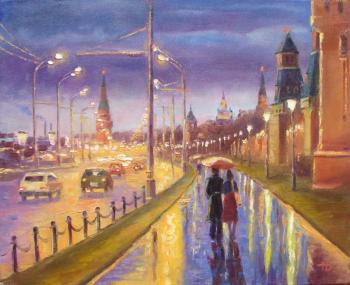 Walk along the Kremlin embankment