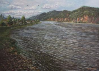 Enisey. Ovsyanka village (etude)