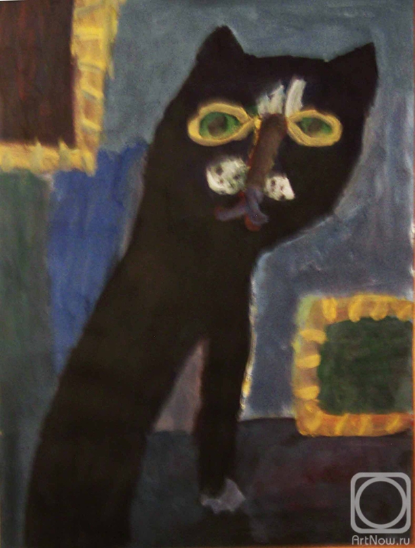 Jelnov Nikolay. Black cat