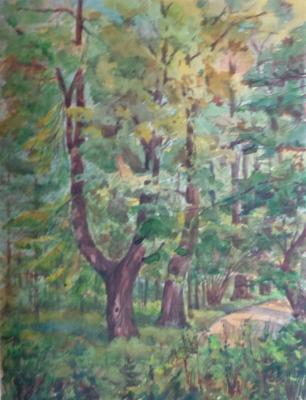 Watercolor 11. Summer landscapes. Polikanina Olga