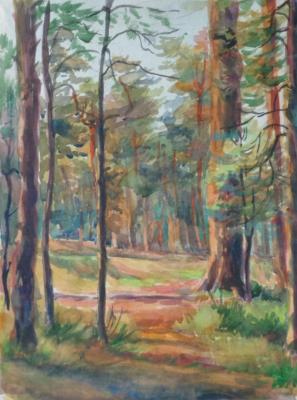 Watercolor 13. Summer landscapes. Polikanina Olga