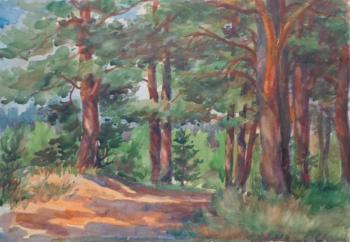 Watercolor 17. Summer landscapes. Polikanina Olga