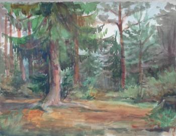 Watercolor 19. Summer landscapes. Polikanina Olga