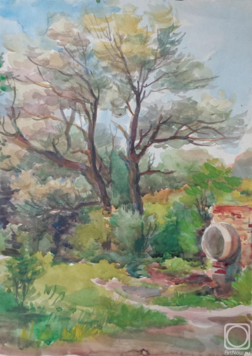 Polikanina Olga. Watercolor 48. Summer landscapes
