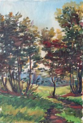 Watercolor 51. Summer landscapes