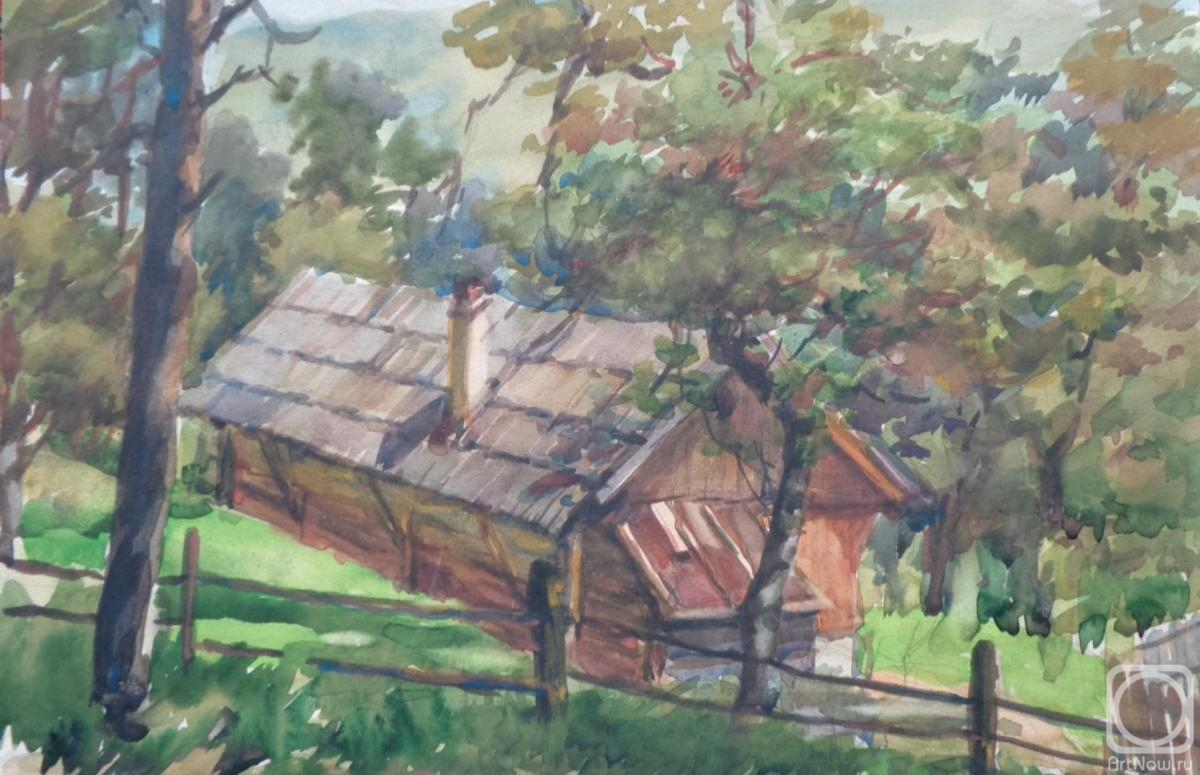 Polikanina Olga. Watercolor 53. Summer landscapes