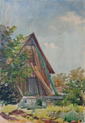 Watercolor 64. Summer landscapes