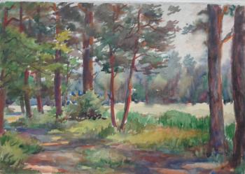 Watercolor 73. Summer landscapes