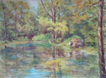 Watercolor 83. Summer landscapes