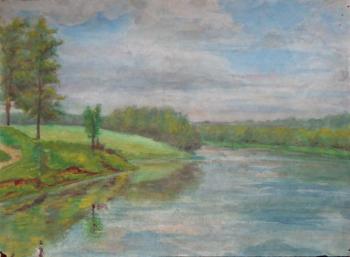 Watercolor 86. Summer landscapes