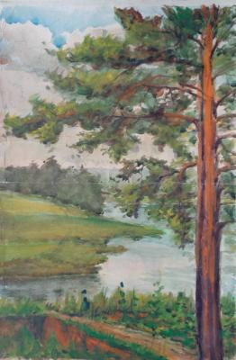 Watercolor 88. Summer landscapes